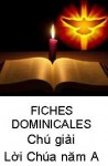 FICHES DOMINICALES Chú giải Lời Chúa Chúa Nhật năm A