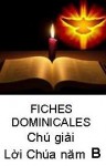 FICHES DOMINICALES -Chú giải lời Chúa Chúa Nhật năm B