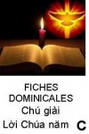 FICHES DOMINICALES -Chú giải lời Chúa CN năm C