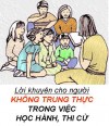 Lời khuyên cho người KHÔNG TRUNG THỰC TRONG VIỆC HỌC HÀNH, THI CỬ - Đời Đạo 60