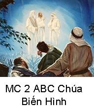 Suy Niệm Tin Mừng Chúa Nhật MC 2 ABC Bài 451-452 Chúa biến hình cho thấy một thoáng vinh quang Thiên Giới