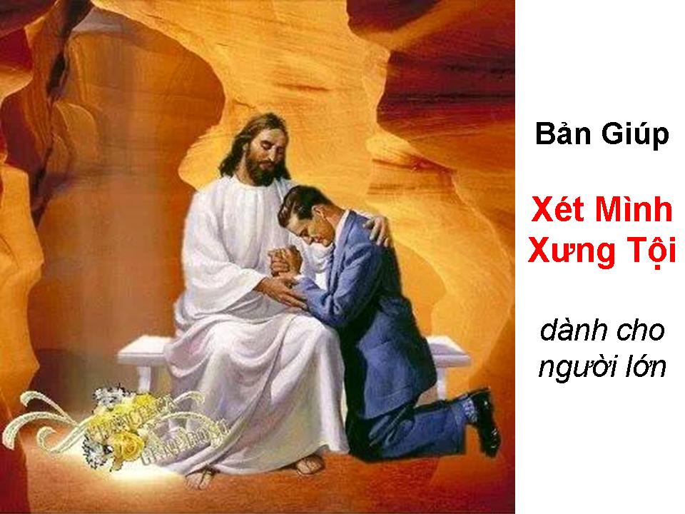 BẢN GIÚP XÉT MÌNH XƯNG TỘI dành cho người lớn