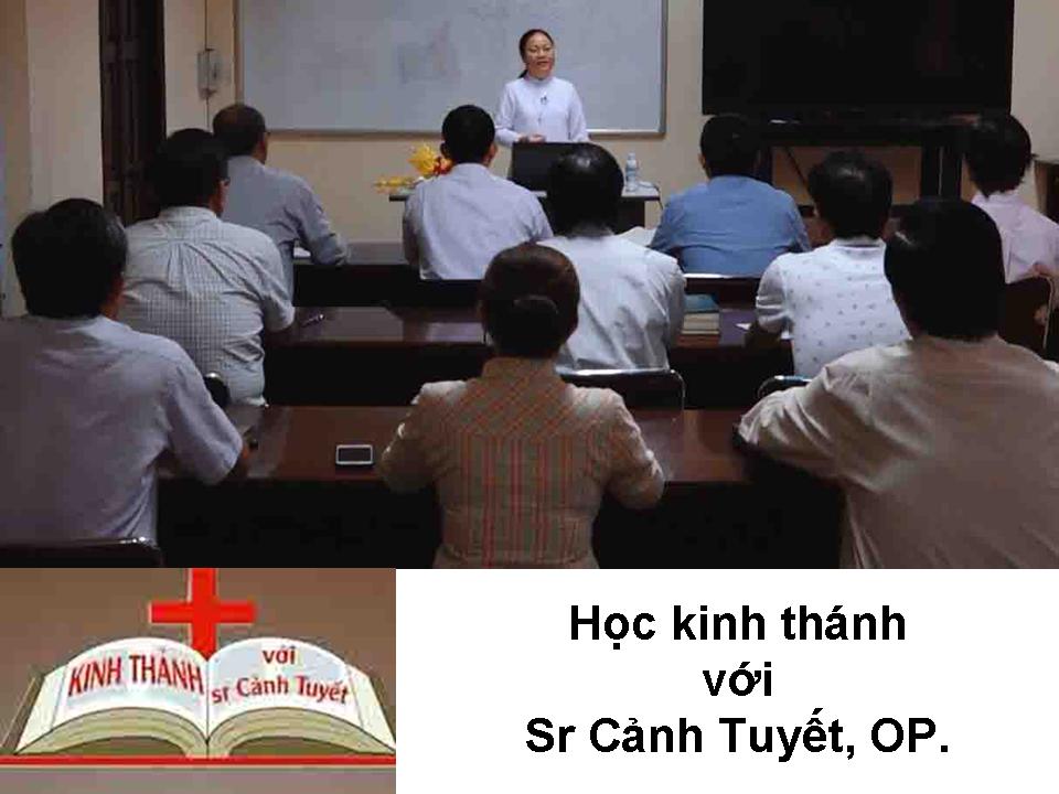 Học kinh thánh với Sr Cảnh Tuyết, OP.