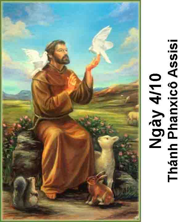 ngày 4 10 th  Phanxico Assisi