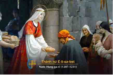 Ngày 17/11 Thánh Êlisabét Hungari
