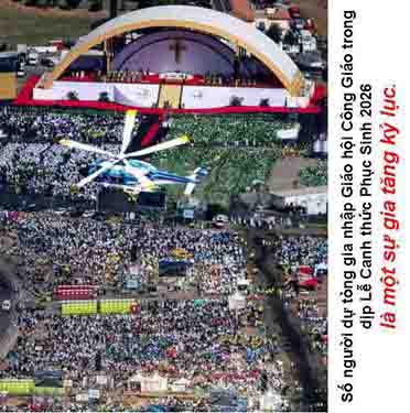 Số người dự tòng gia nhập Giáo Hội Công Gáo dịp LỄ CANH THỨC PHỤC SINH 2026 tăng kỷ lục